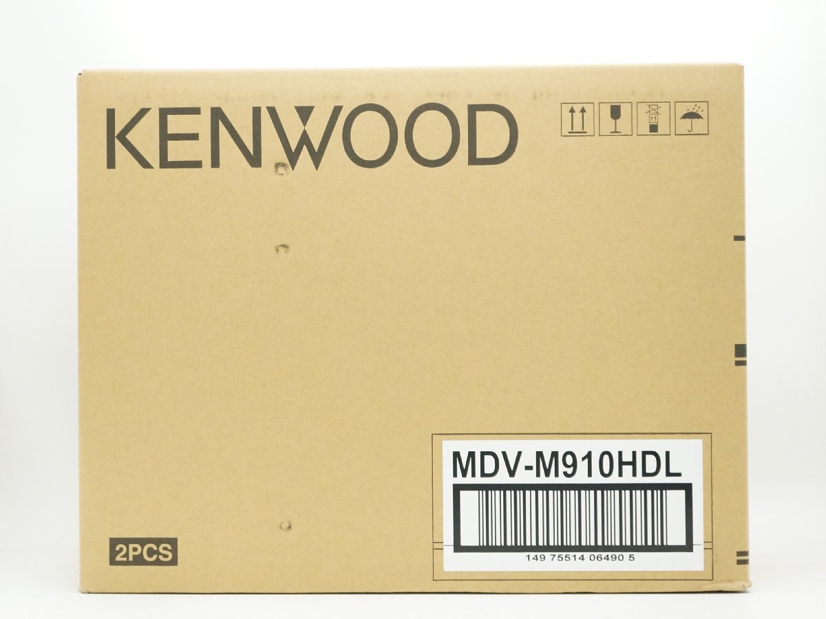 ★1スタ！【未使用品/2台セット】Kenwood ケンウッド MDV-M910HDL 9V型 彩速 カーナビ Mシリーズ 大画面モデル m5-36081 m_eの画像1