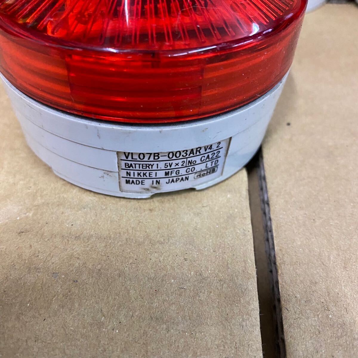 NIKKEI тип аккумулятора LED предупредительный сигнал указатель поворота Nico UFO VL07B type красный 10 шт. комплект ②