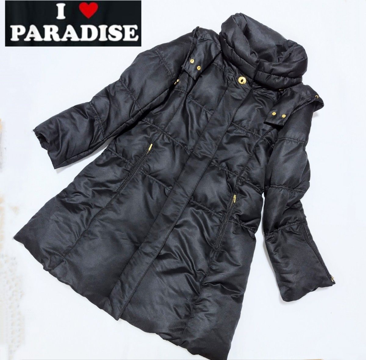極美品】LOVE PARADISE ラブパラダイス ダウンコート 11号 極美品】LOVE PARADISE ラブパラダイス ダウンコート 11号