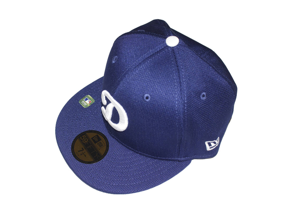 Los Angeles Dodgers New Era Royal 2024 Batting Practice 59FIFTY Fitted Hat 7 1/4 ドジャース 大谷 日本未発売_画像2