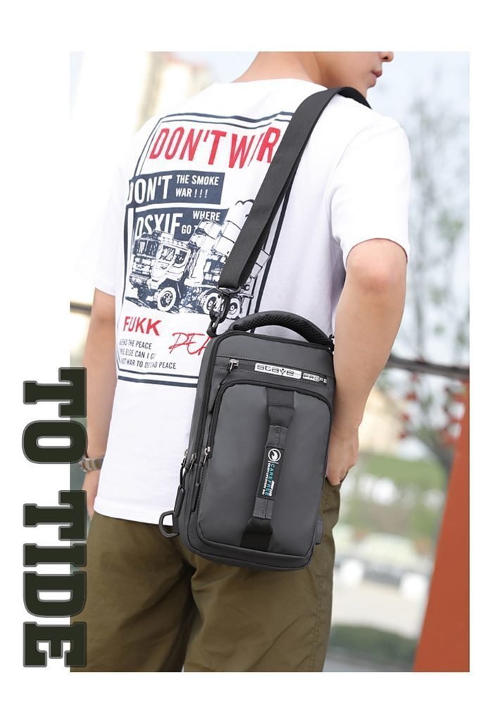  super multifunction body bag men's body bag rucksack one shoulder bag 7990897 navy new goods 1 jpy start 