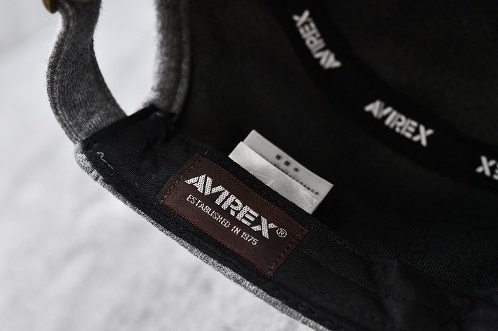 正規品 AVIREX ワークキャップ 帽子 メンズ 大きいサイズ 大きめ アビレックス 14787700-85 グレー スウェット_画像7