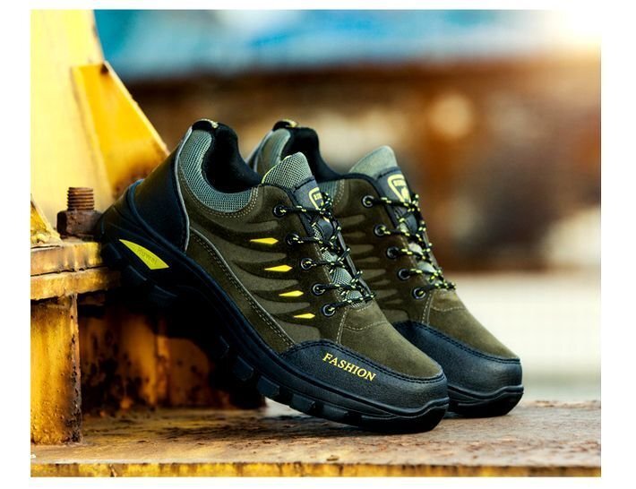 [ outdoor optimum ] trekking climbing shoes sneakers men's shoes . slide camp 7988325 olive [40] 25.0cm new goods 