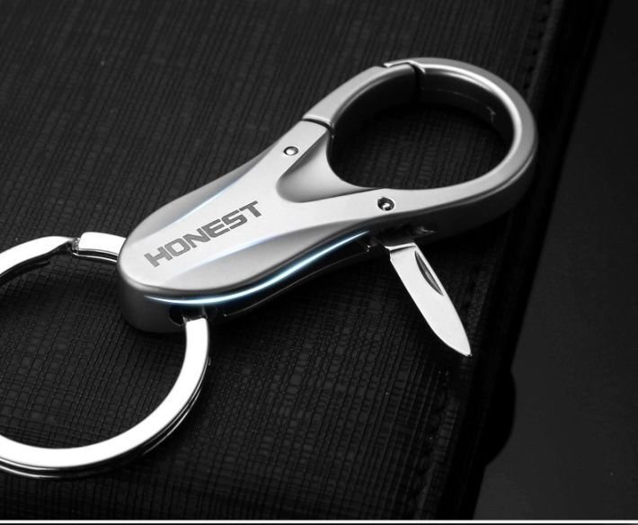  rust knife attaching key holder key case men's car smart key key chain key ring key Father's day 7987954 black 1 jpy start 