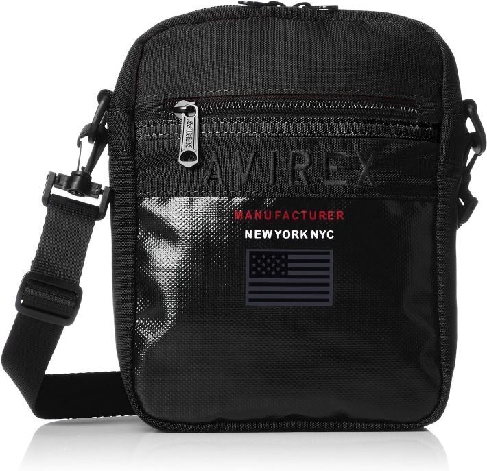 AVIREX ショルダーバッグ サコッシュ メンズ 7987210 アヴィレックス ブランド 正規品 アビレックス AX2004 クロ 新品 1円 スタート_画像7