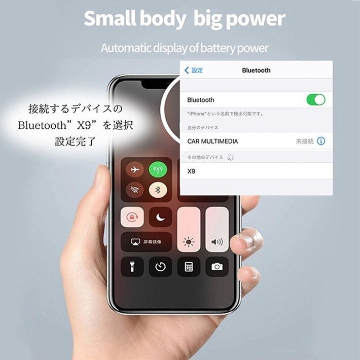 イヤホン ワイヤレス スポーツ Bluetooth5.0 ワイヤレスイヤホン スポーツ iPhone android スマホ対応 高音質 7988260 ホワイト 新品_画像9