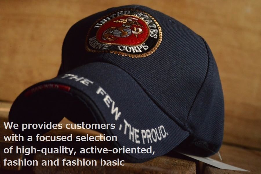 United States Marine Corps キャップ 帽子 メンズ 7998818 9009978 S-4 NAVY ネイビー 新品 1円 スタート_画像1