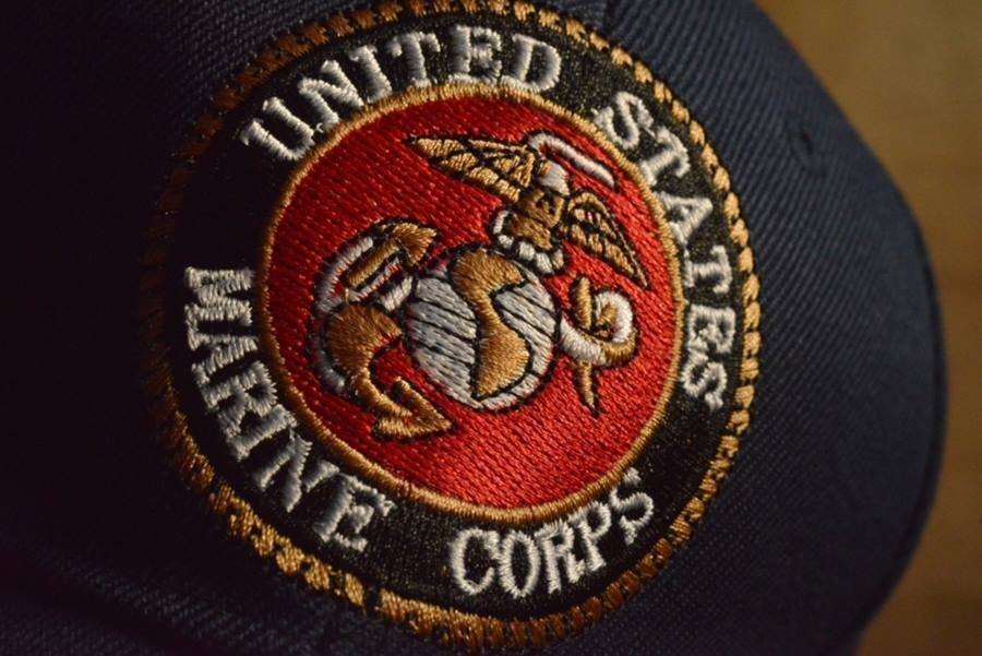 United States Marine Corps キャップ 帽子 メンズ 7998818 9009978 S-4 NAVY ネイビー 新品 1円 スタート_画像2