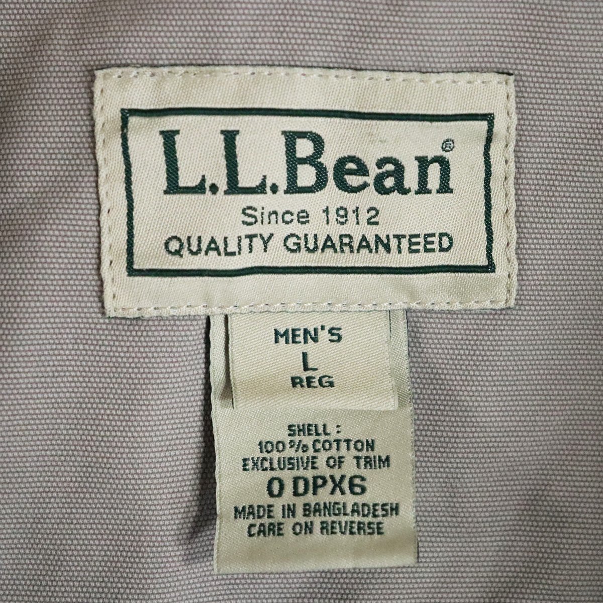 G3T/Y3.1-3 　アメリカ古着　L.L.Bean　エルエルビーン　コットンジャケット　L　ジャンパー　ブルゾン　スイングトップ　ワークジャケット_画像4