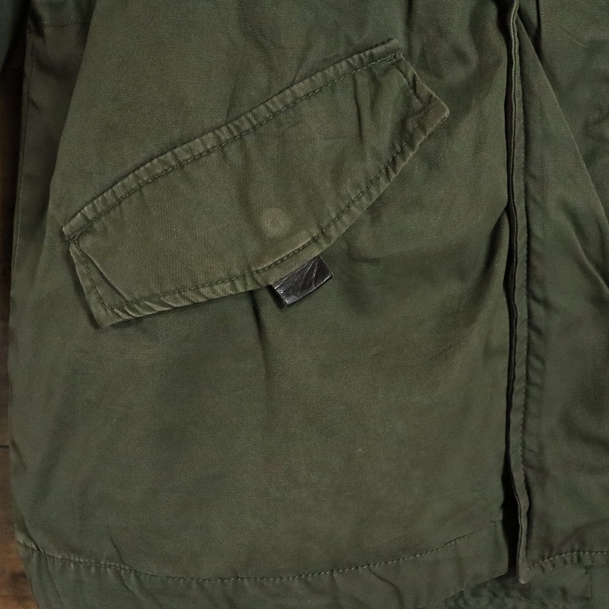 H7S/Y3.20-1 Denim collection field Parker military jacket Mod's Coat f-ti- khaki series Vintage 