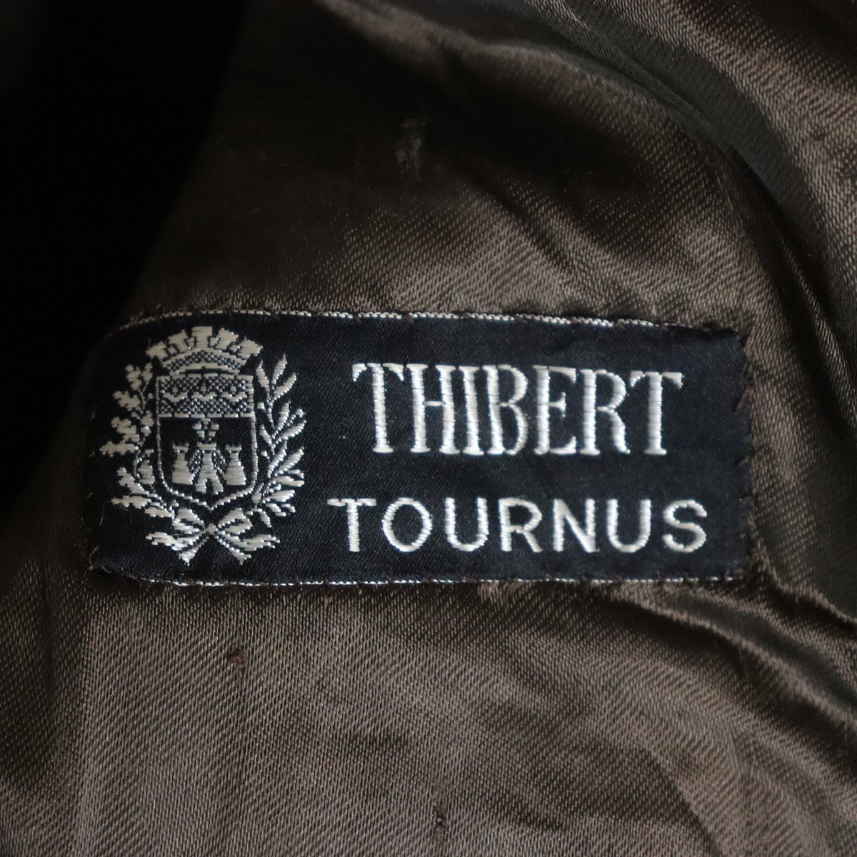 $4T/S3.20-3 France THIBERT TOURNUS leather car coat original leather double breast leather jacket leather jacket leather Jean 