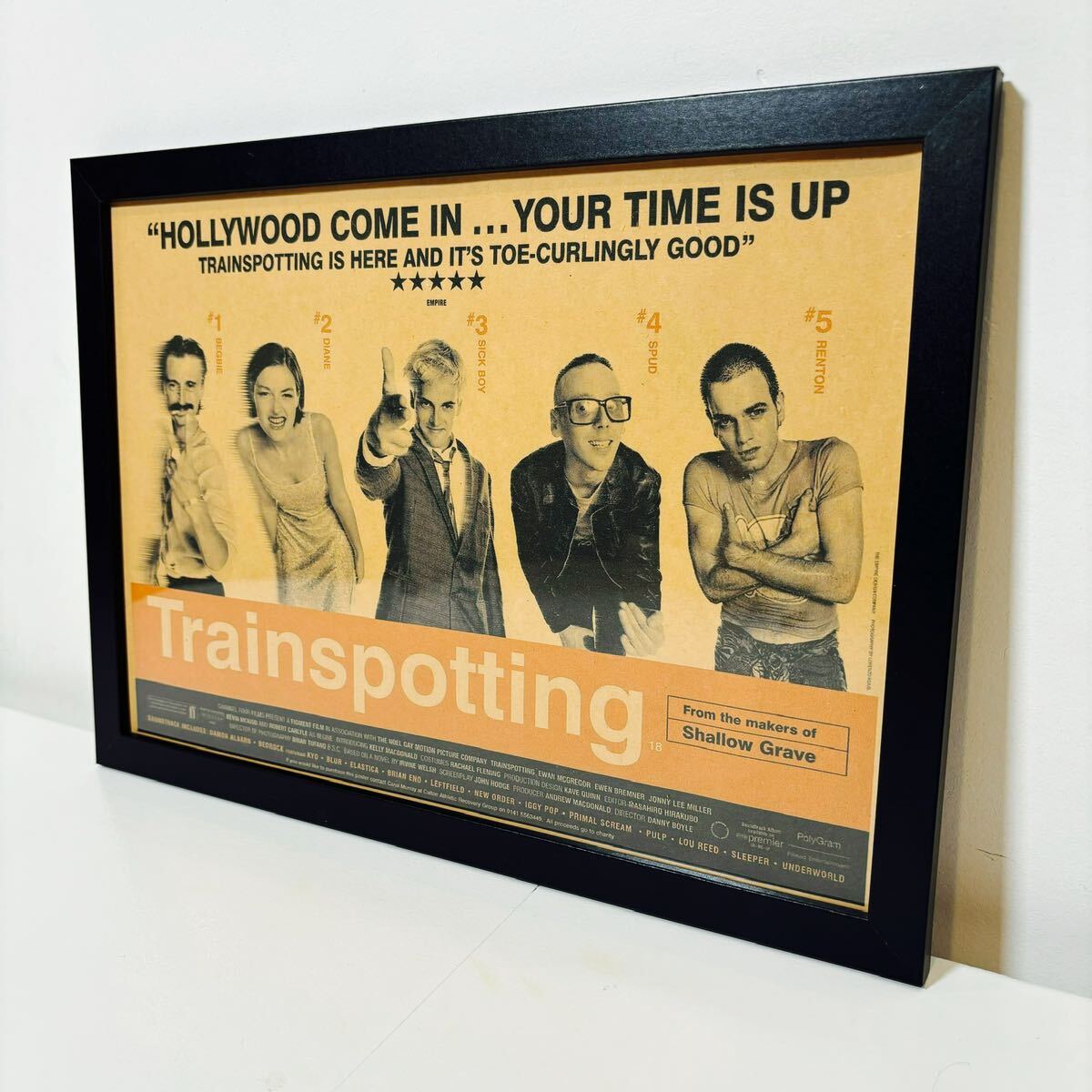 【額付きポスター】トレインスポッティング　Trainspotting①(新品)_画像1