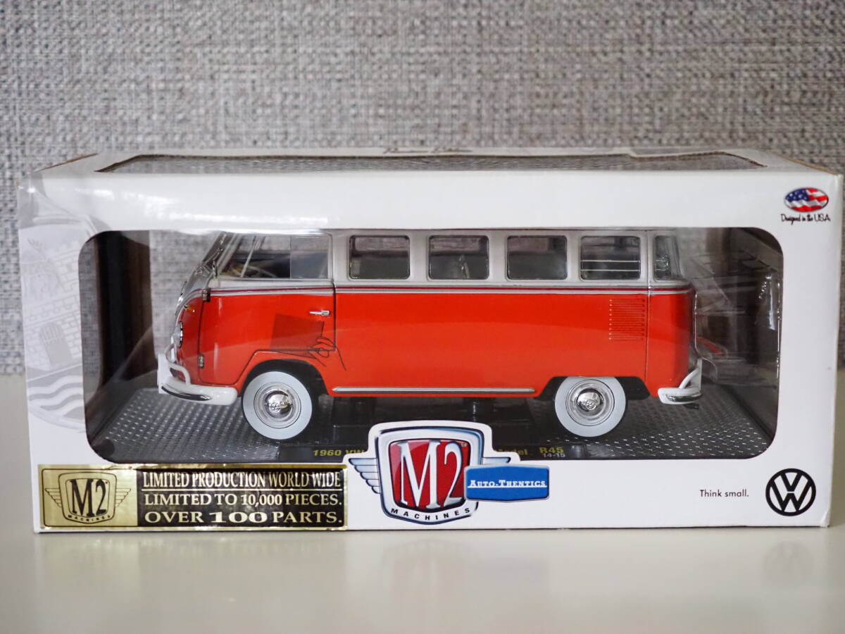 【M2 MACHINES】1960 VW Microbus Deluxe USA Model R45 Limited Production エムツー フォルクスワーゲン ミニバス 限定品の画像1