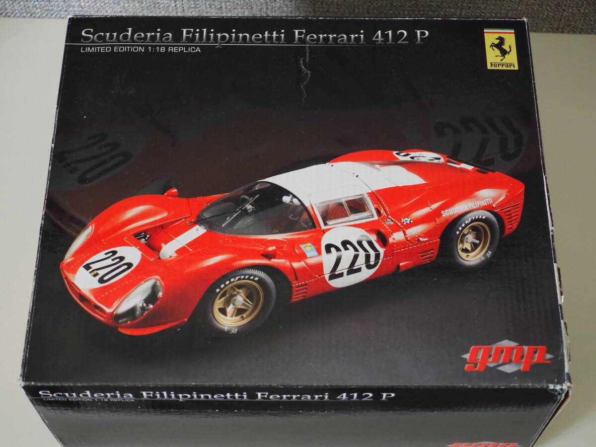 【Ferrari】Scuderia Filipinetti 412 P LIMITED EDITION 1:18 REPLICA gmp フェラーリ モデルカー の画像1