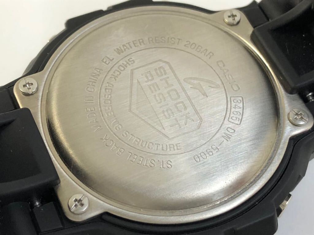 CASIO カシオ G-SHOCK Gショック DW-5900 腕時計 稼働品 クォーツ ブラック の画像9