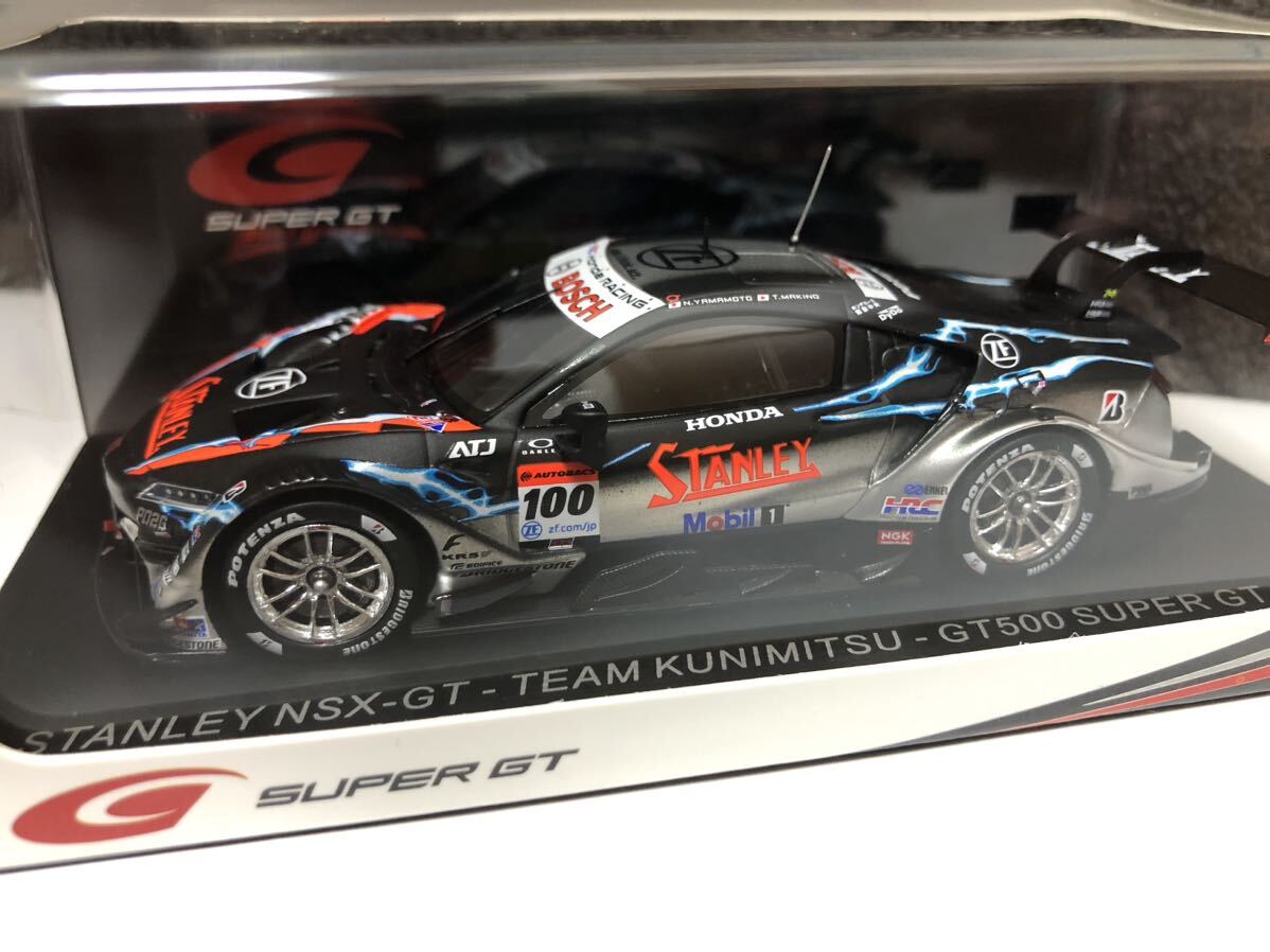 スパークモデル 1/43 スタンレー NSX-GT TEAM KUNIMITSU NO.100 GT500 スーパーGT 2023 山本尚貴 / 牧野任祐_画像2