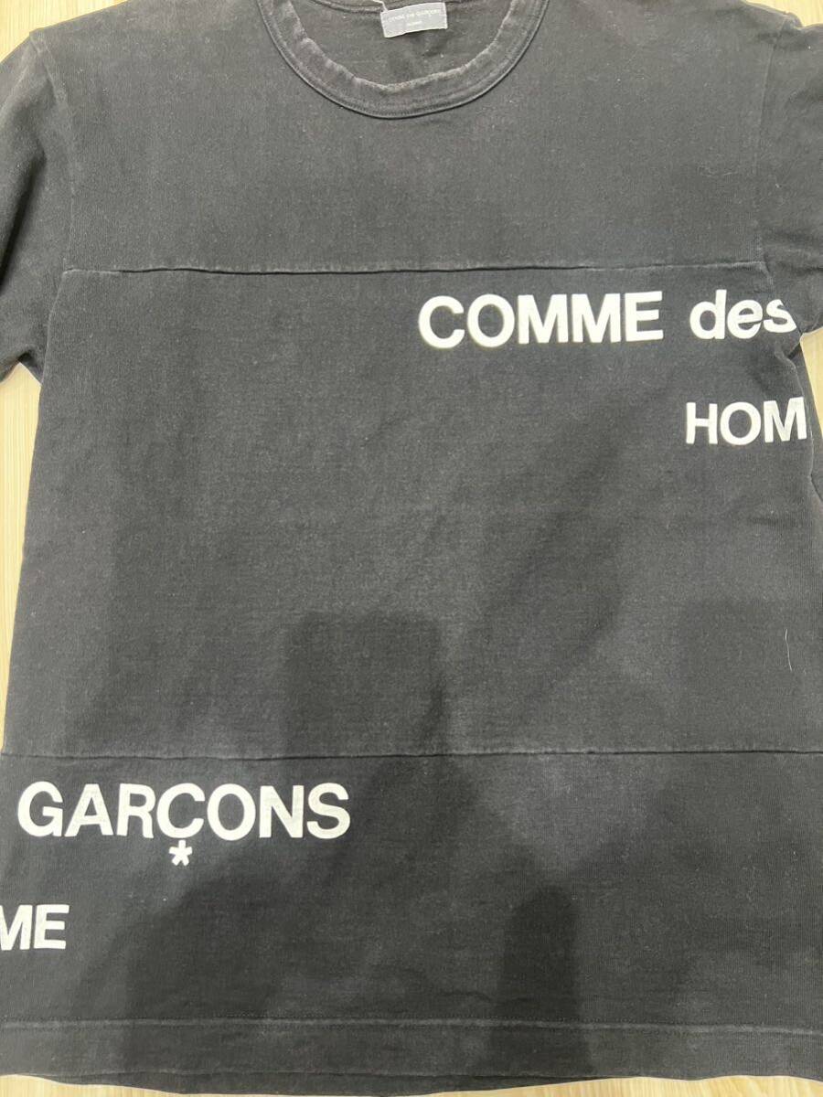 AD2001 COMME des GARCONS HOMME コムデギャルソンオム　スプリットロゴ　カットソー Supreme yohji yamamoto junya watanabe MAN_画像7