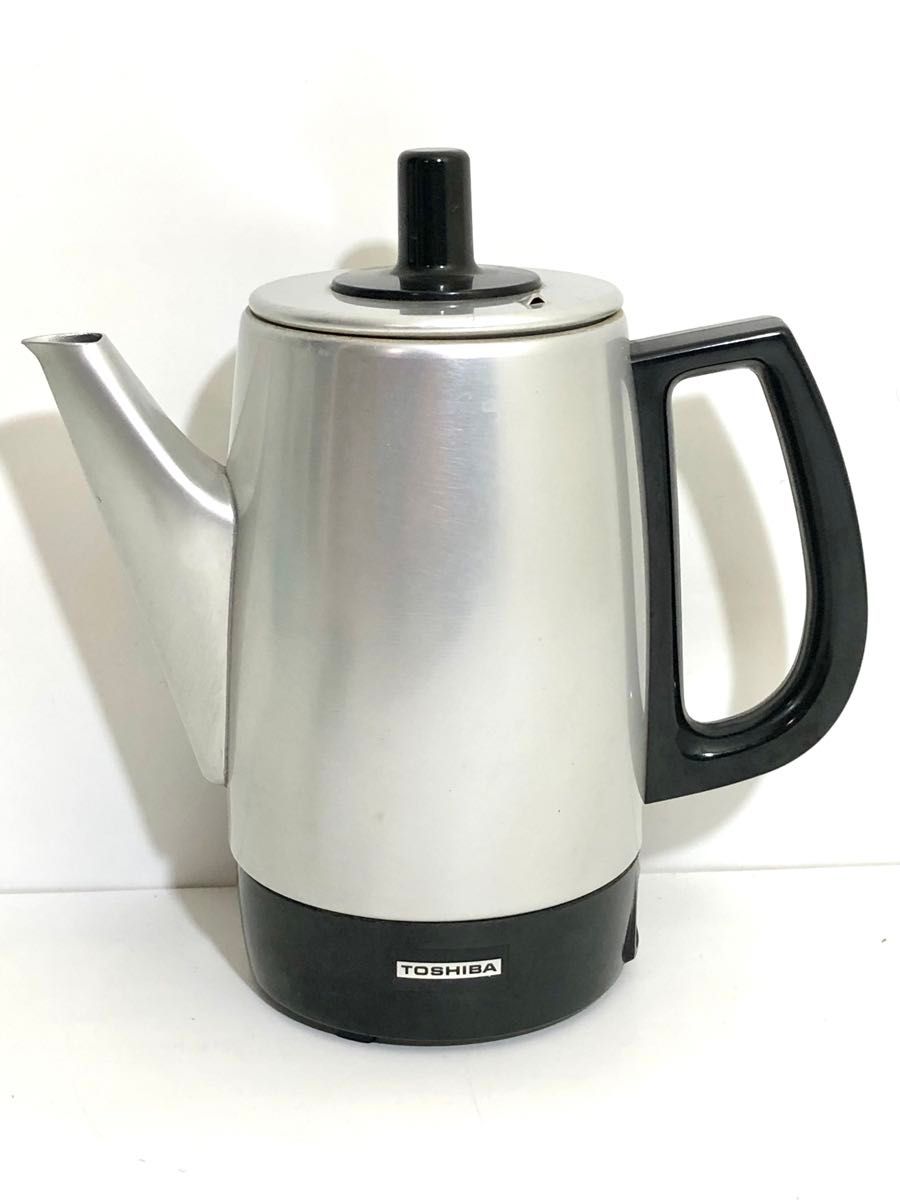 昭和レトロ【 TOSHIBA/東芝 電気ポット 0 5l シルバー】100V 40W 昭和レトロ【 TOSHIBA/東芝 電気ポット 0 5l シルバー】100V 40W