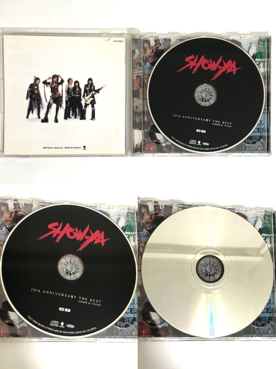 帯付き【SHOW-YA 20th Anniversary THE BEST SOUND&VISION CD+DVD 2枚組】