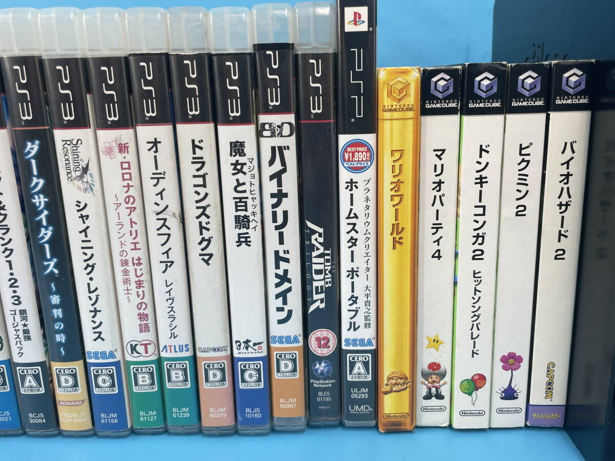 □M188 ゲーム 本体 カセット ソフト コントローラー 大量まとめ☆PS2 ゲームキューブ Wii ファミコン ゲームボーイ マリオ/FF/モンハン等_画像7