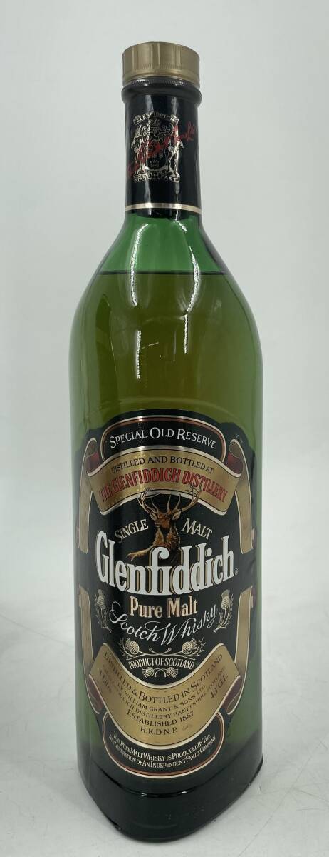  □M222【未開栓】Glenfiddich グレンフィディック ピュアモルト スペシャルオールドリザーブ スコッチ ウイスキー 1000ml 43% お酒 古酒_画像2