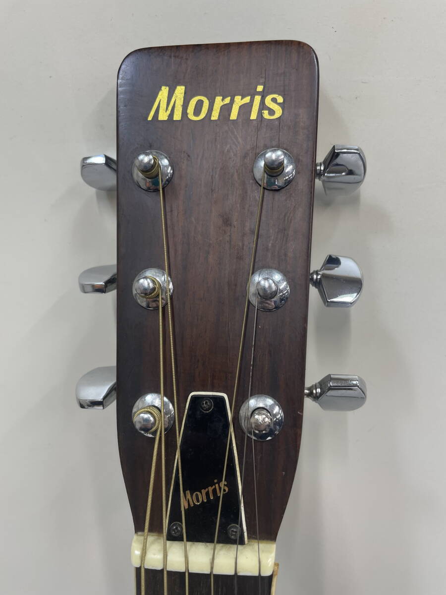 □M118 ♪Morris モーリス F-18 アコースティックギター フォークギター 1975年 アコギ 弦楽器 ヴィンテージ_画像4