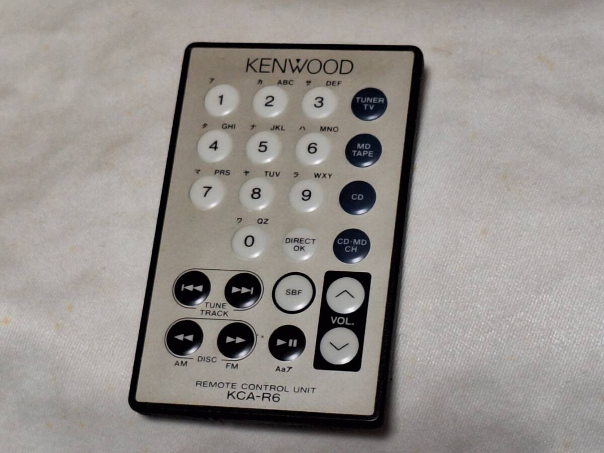 KENWOOD KCA-R6 remote control 