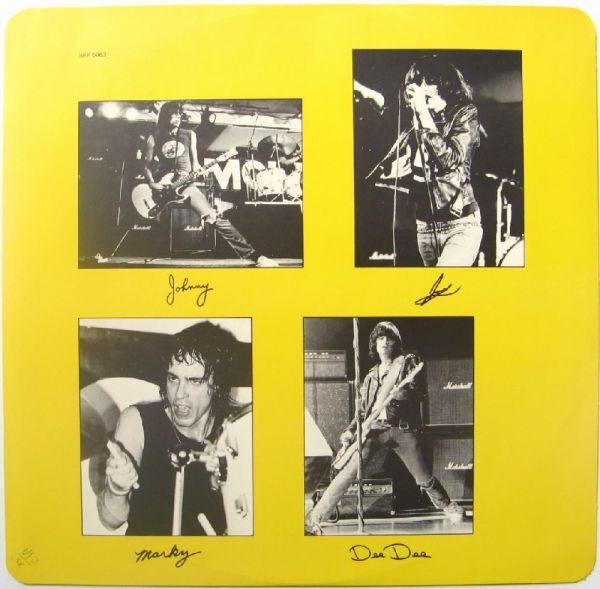 米 R&R、パンク ラモンズ LP Road To Ruin イエロービニル 1978年の画像3