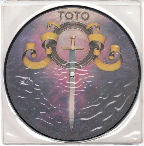 米 クラシック・ロック TOTO ７“ Hold the Line (Invited to the Roxy) プロモ用ピクチャーディスク 1978年の画像2