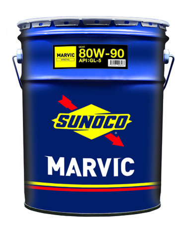 送料無料！　SUNOCO　MARVIC GEAR　スノコ　マーヴィックギア　GL-5　80W-90　鉱物油　MINERAL　 20L缶　 ミッション・デフオイル_画像1