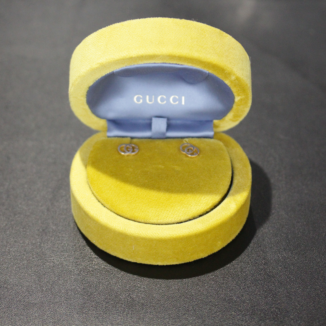  Gucci GUCCI двойной G серьги желтое золото 750 K18YG коробка E1016