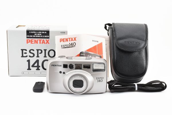 [美品] PENTAX ペンタックス ESPIO 140 元箱付属 コンパクトフィルムカメラ 即決送料無料/#2088456A