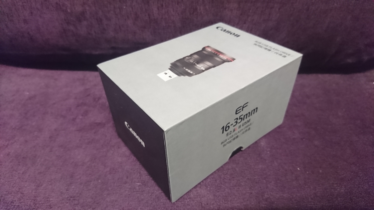 【希少】 Canon EF 16-35mm f/2.8L II USM ミニチュア USBメモリー 8ＧＢ 非売品 新品_画像1