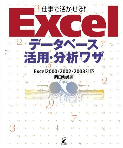 [A11898253]仕事で活かせる!Excelデータベース活用・分析ワザ―Excel2000/2002/2003対応 岡田 和美_画像1