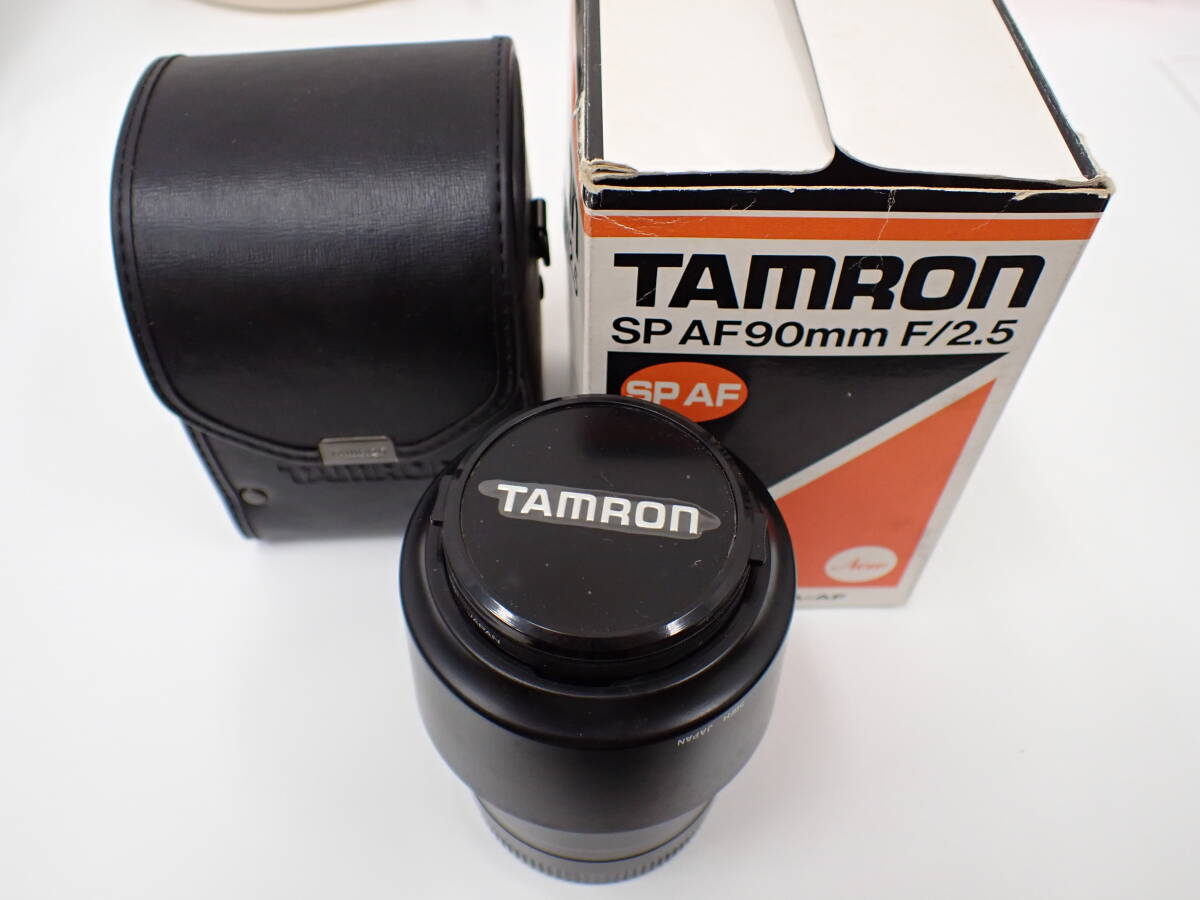 1060★ タムロン TAMRON SP AF90mm F/2.5 φ52mm 1:2(0.39m) カメラ レンズ 動作未確認　ジャンク品_画像1