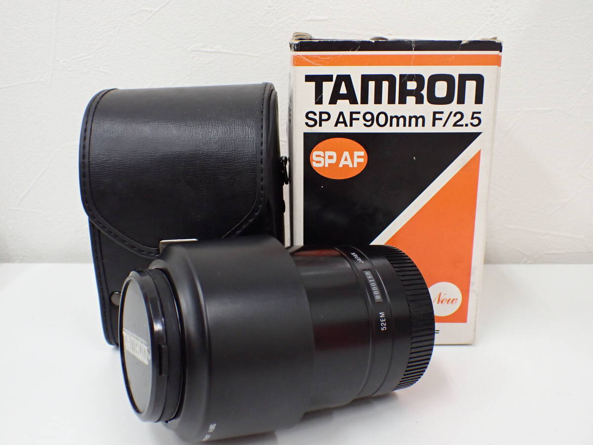 1060★ タムロン TAMRON SP AF90mm F/2.5 φ52mm 1:2(0.39m) カメラ レンズ 動作未確認　ジャンク品_画像2