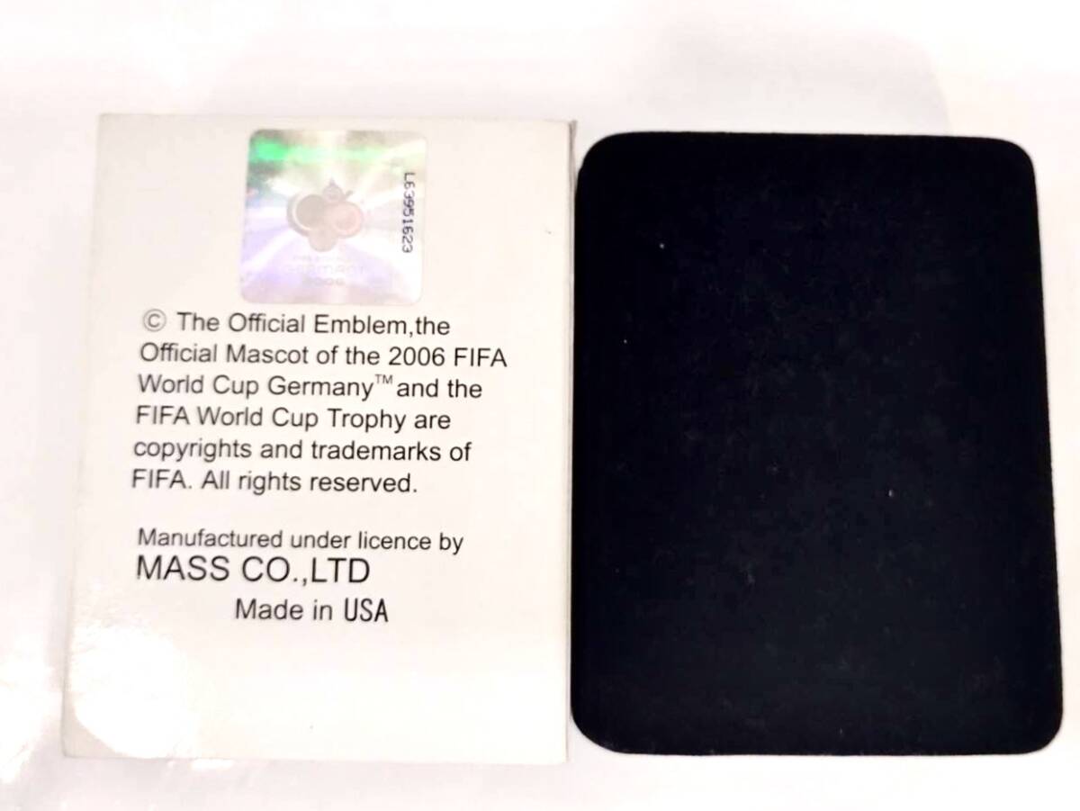 3744■ ZIPPO ジッポ FIFA ワールドカップ 2006 ドイツ大会 GERMANY 限定品 未使用品 長期保管品 着火未確認 現状品 箱痛み サッカー_画像8