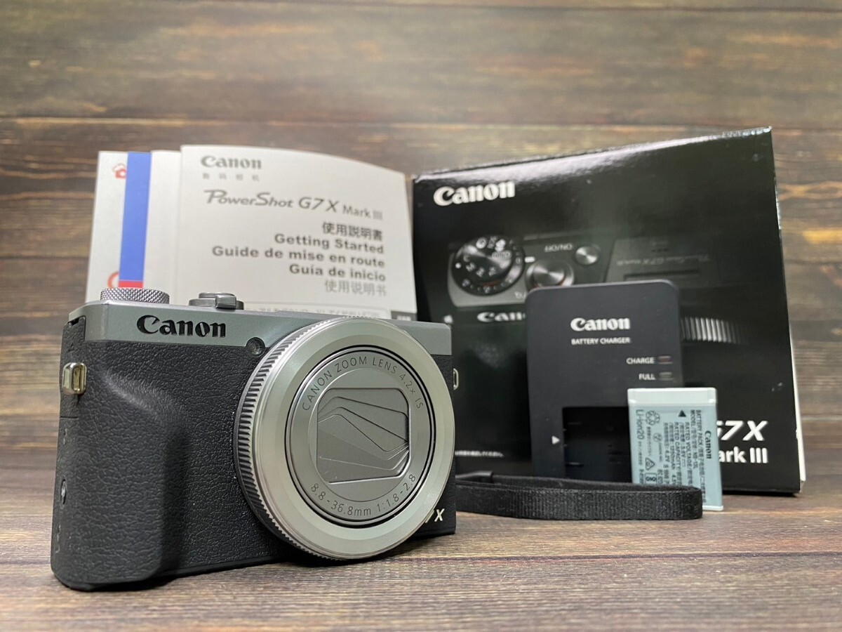 Canon キヤノン PowerShot パワーショット G7 X Mark III コンパクトデジタルカメラ 元箱付き #14_画像1