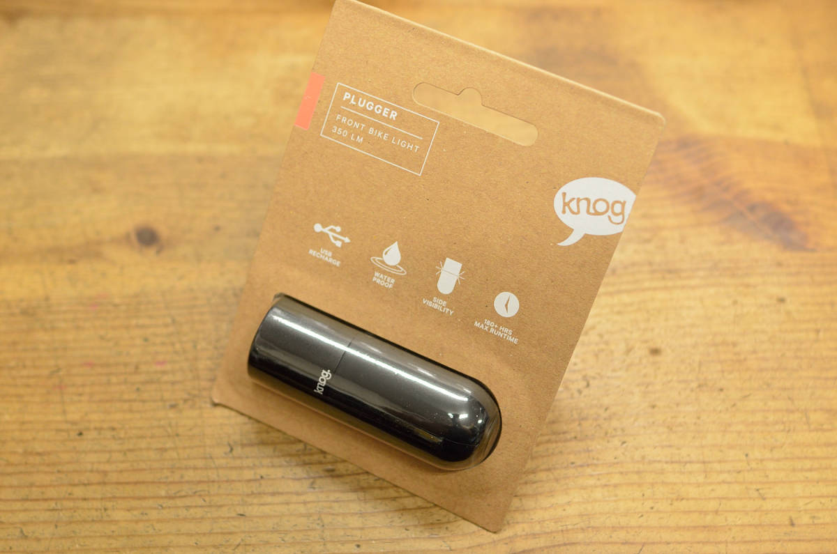 Knog PLUGGER ブラック　フロントライト/ノグ/プラガー/LED/Black/USB_画像1