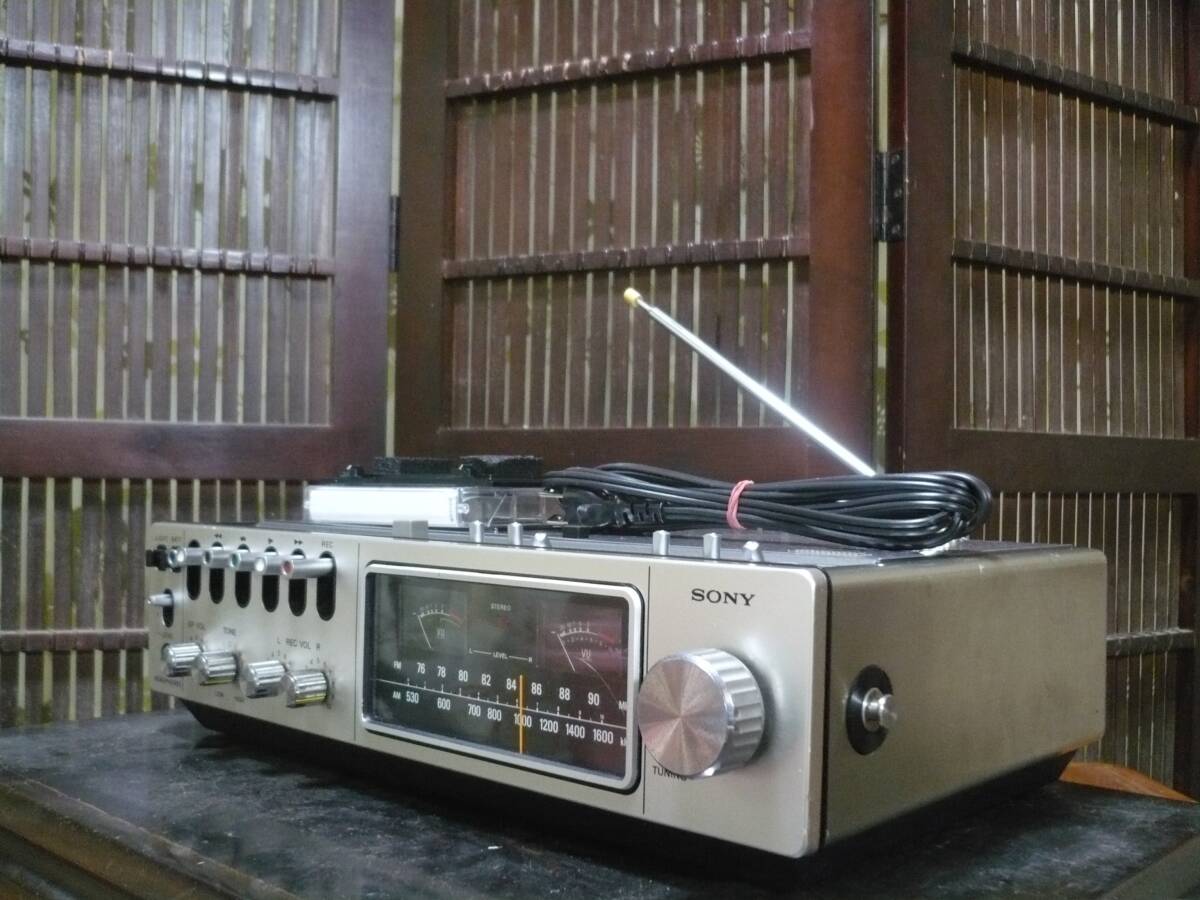 古典ラジカセ SONY CF-2700 ( 1976年製 ￥64.800) Hi-Fi音質 中古動作品 の画像6