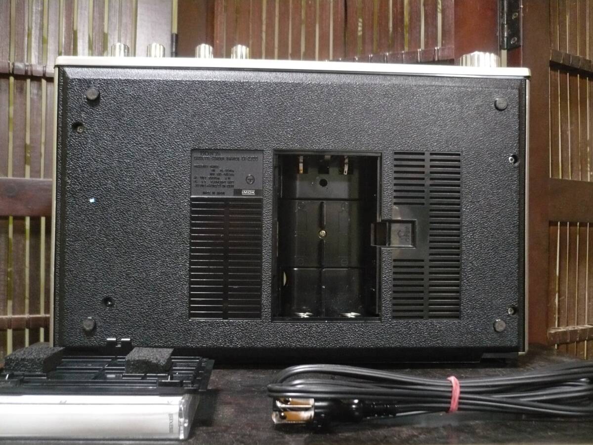 古典ラジカセ SONY CF-2700 ( 1976年製 ￥64.800) Hi-Fi音質 中古動作品 の画像9