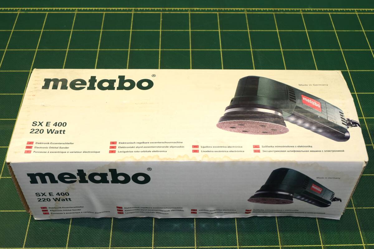 metabo メタボ　SXE400　電動ミニダブルアクションポリッシャー　_画像7