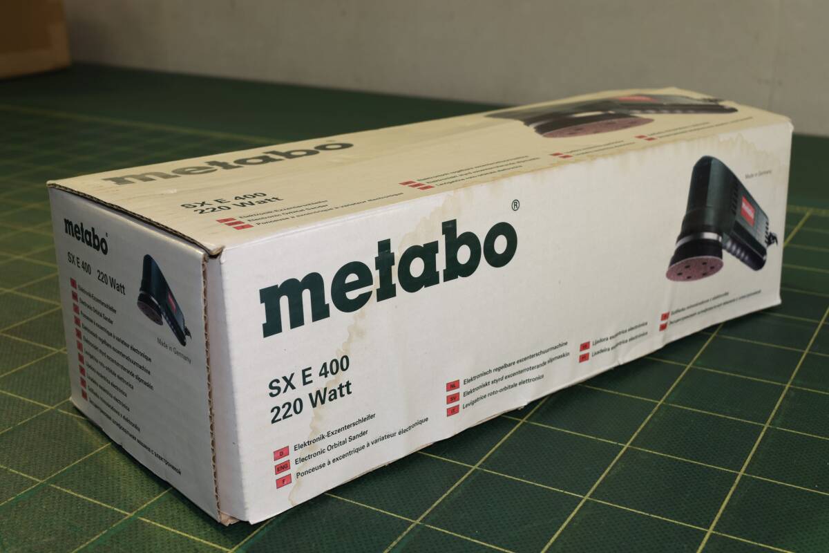metabo メタボ　SXE400　電動ミニダブルアクションポリッシャー　_画像10