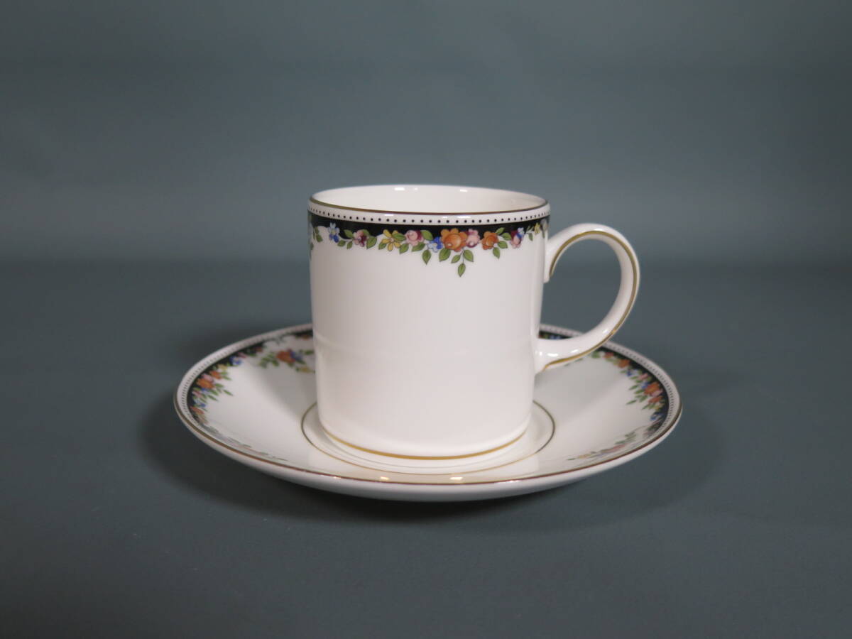 ウェッジウッド WEDGWOOD カップ＆ソーサ3種3客セット CAVENDISH/OSBORNE/COLORADO 金彩 ボーンチャイナ★美品の画像6