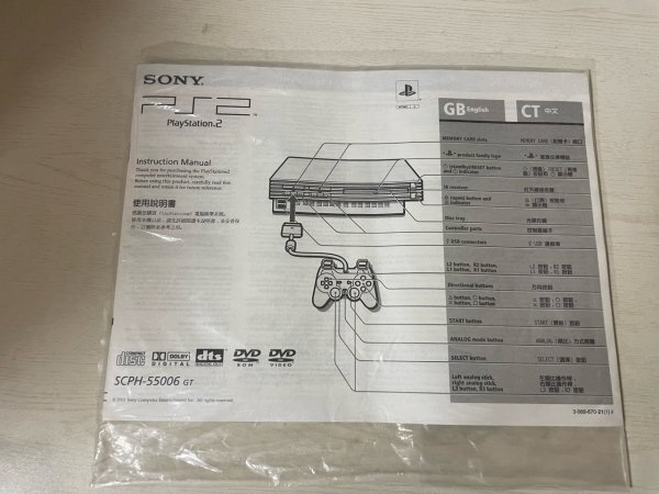 動作未確認　レア？　SONY　ソニー　プレイステーション2　PS2　レーシングパック　SCPH　55006　箱説コントローラ付き　中国版_画像8