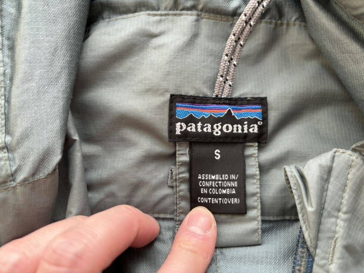 02SS patagonia パタゴニア エッセンシェルプルオーバー ナイロン ジャケット S ☆ 80s 90s l.l.bean gap mars rhythm フリース tシャツ_画像3