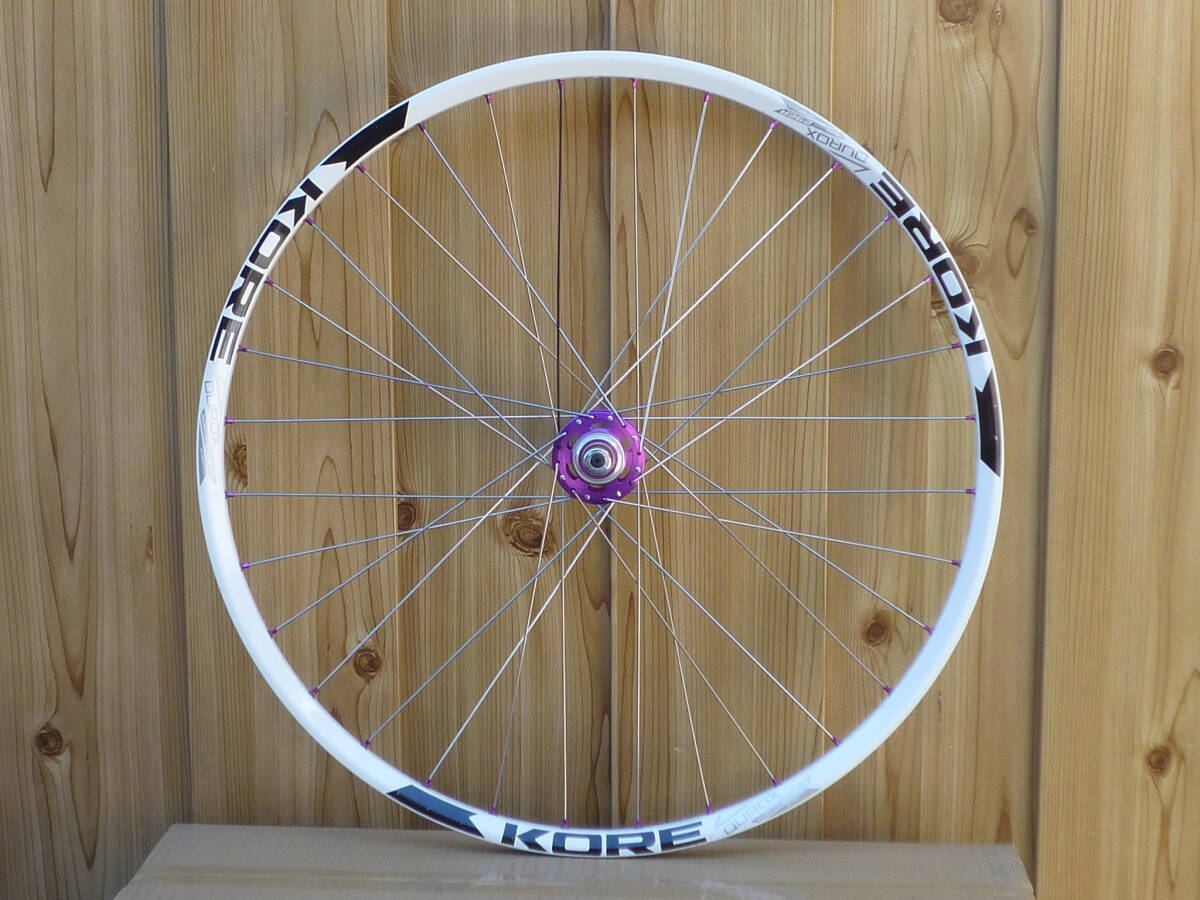 ピスト・シングル用 リアホイール120mm 32H クリンチャー ディスク用ワイドリム使用