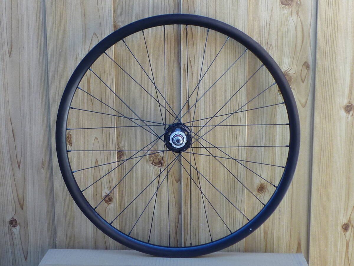 ピスト・シングル用 リアホイール120mm 32H クリンチャー ディスクブレーキリム使用*