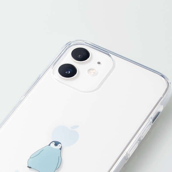 iPhone 12 mini ハイブリッドケース ペンギン柄 Qi充電ワイヤレス充電対応  軽くて丈夫なPCと弾力性のあるTPU