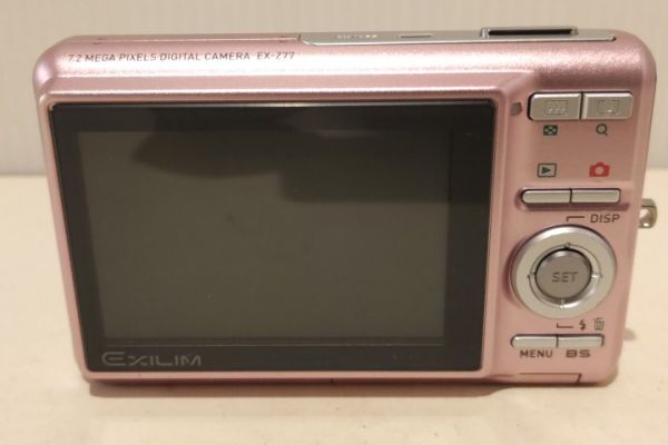 CASIO カシオ EX-Z77 EXILIM デジタルカメラ コンデジ ピンク f=6.3-18.9mm 1:3.1-5.9_画像6